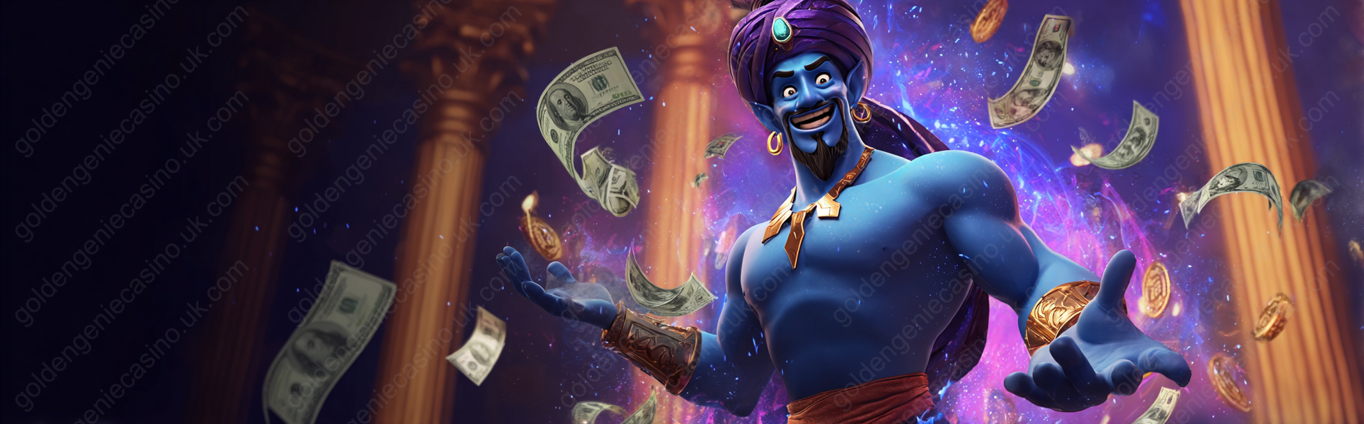 Genie Riches Casino Mobile App Banner